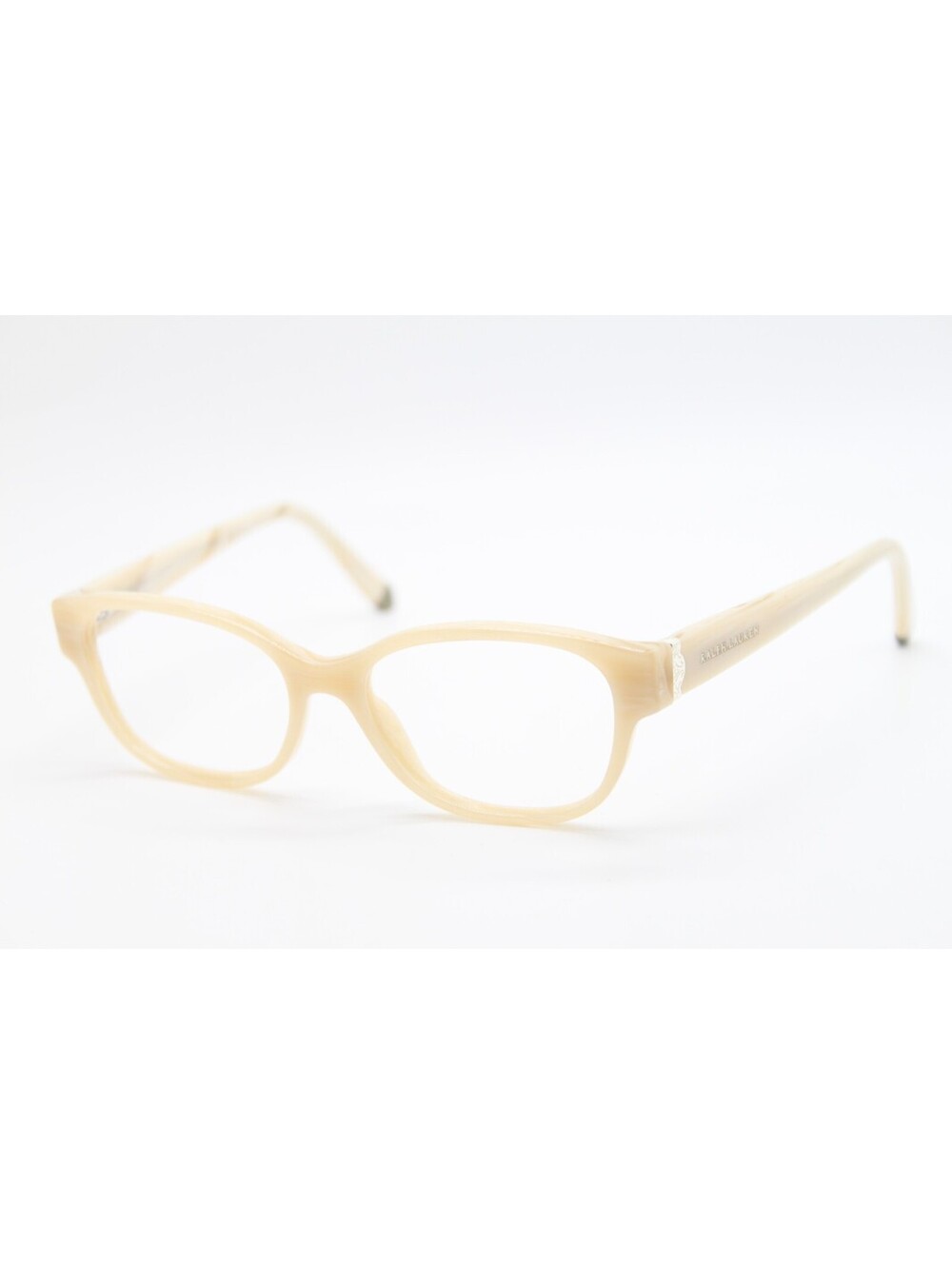 NEW RALPH LAUREN RL 6112 5305 CREAM IVORY HORN AUTHENTIC EYEGLASSES 52-16